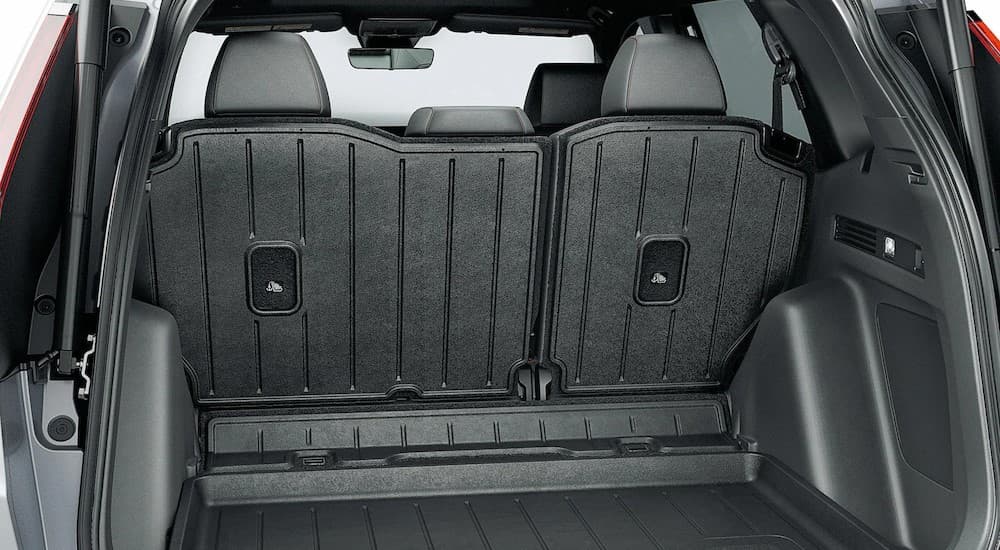 Rear cargo area in a 2026 Honda CR-V.