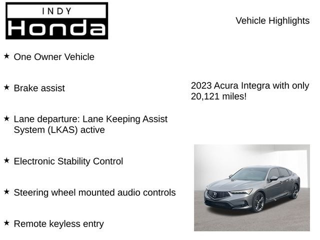 2023 Acura Integra A-Spec Package