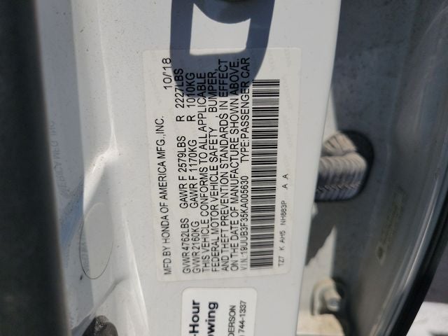 2019 Acura TLX 3.5L V6 SH-AWD
