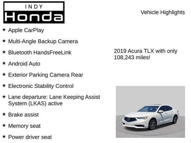 2019 Acura TLX 3.5L V6 SH-AWD