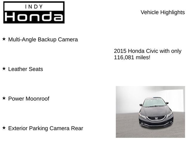 2015 Honda Civic EX-L
