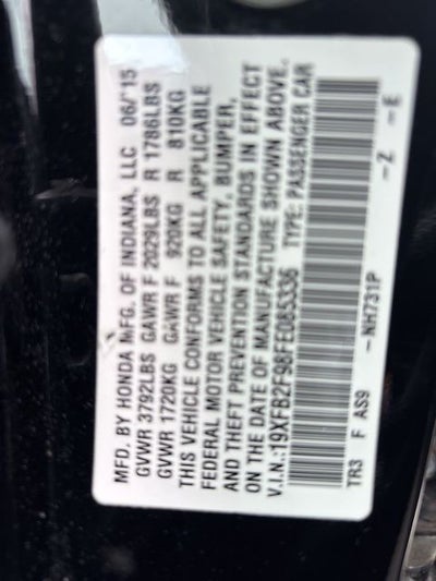 2015 Honda Civic EX-L