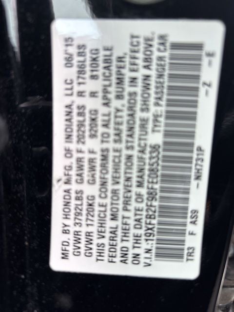 2015 Honda Civic EX-L