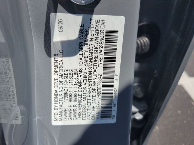 2026 Honda Civic Sport