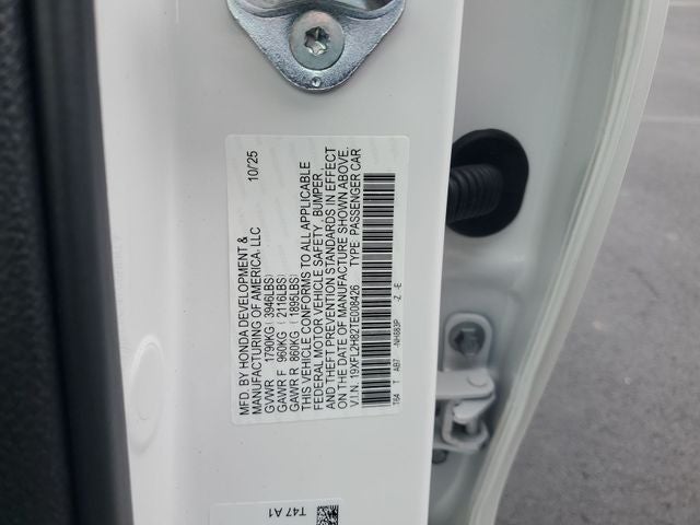 2026 Honda Civic Sport