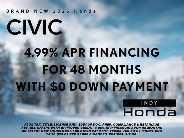 2026 Honda Civic Sport