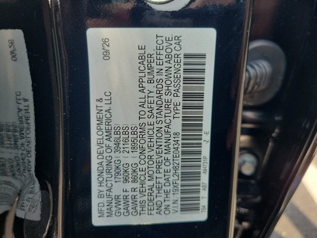 2026 Honda Civic Sport