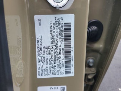 2026 Honda Civic Sport