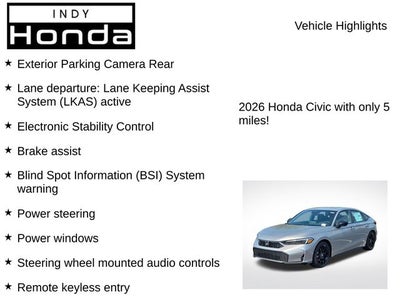 2026 Honda Civic Hybrid Sport