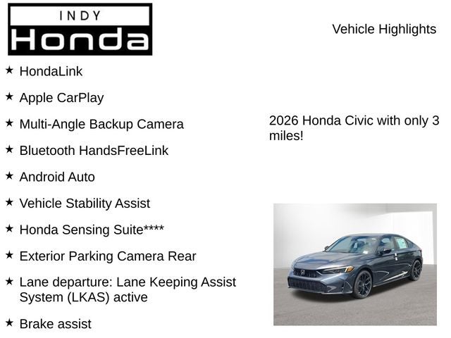 2026 Honda Civic Hybrid Sport