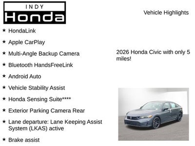 2026 Honda Civic Hybrid Sport