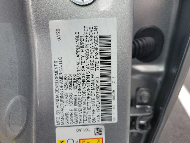 2026 Honda Civic Hybrid Sport
