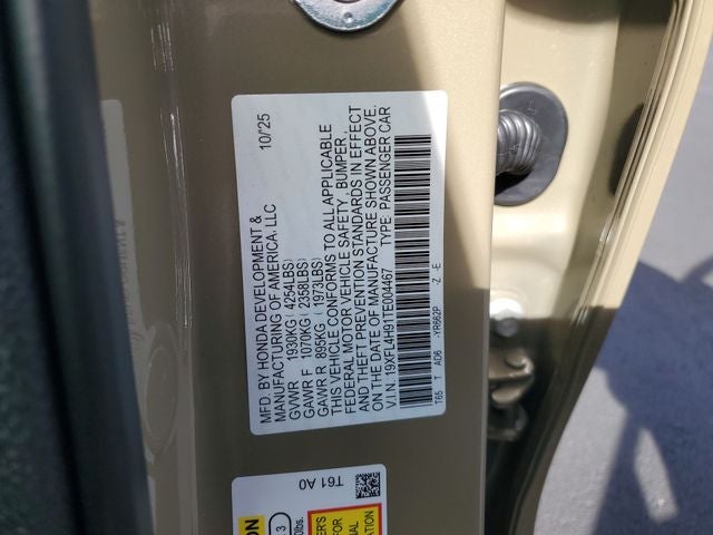 2026 Honda Civic Hybrid Sport Touring