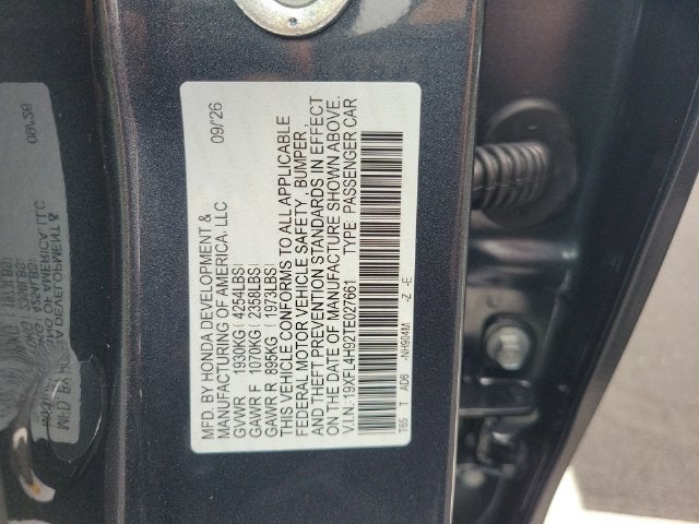 2026 Honda Civic Hybrid Sport Touring