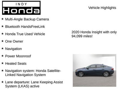 2020 Honda Insight Touring