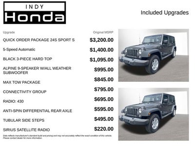 2018 Jeep Wrangler JK Unlimited Sport