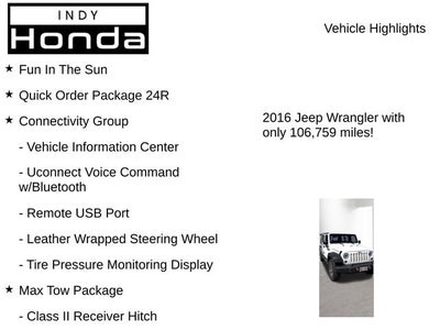 2016 Jeep Wrangler Unlimited Rubicon