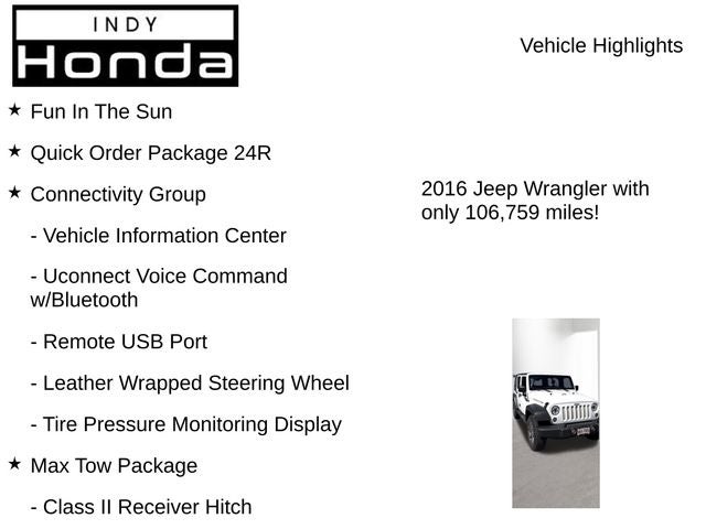 2016 Jeep Wrangler Unlimited Rubicon