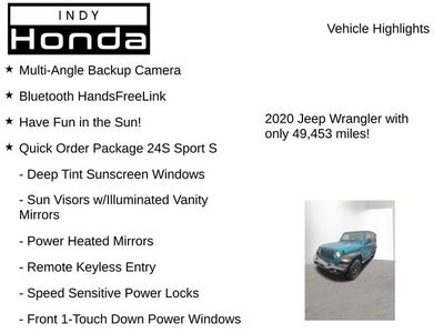 2020 Jeep Wrangler Unlimited Sport S