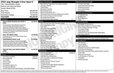 2024 Jeep Wrangler Sport S
