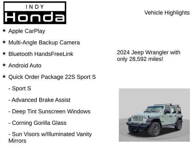 2024 Jeep Wrangler Sport S
