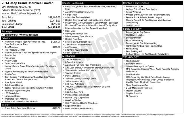2014 Jeep Grand Cherokee Limited