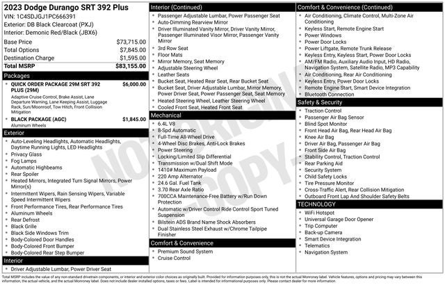 2023 Dodge Durango SRT 392