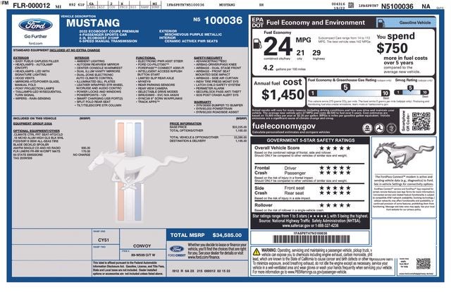 2022 Ford Mustang EcoBoost Premium