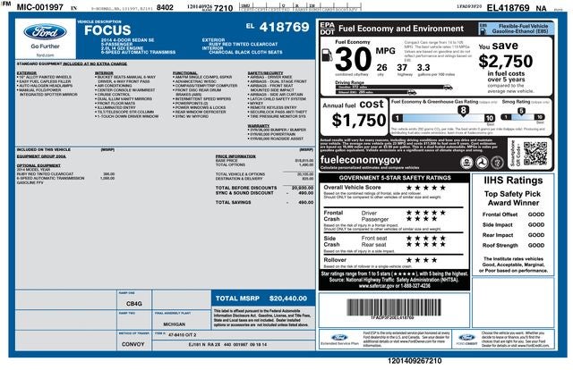 2014 Ford Focus SE