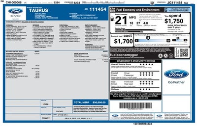 2018 Ford Taurus SEL
