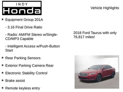 2018 Ford Taurus SEL