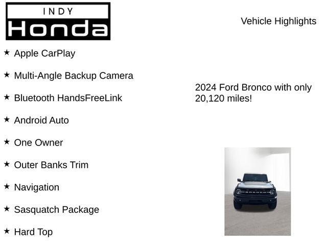 2024 Ford Bronco Outer Banks