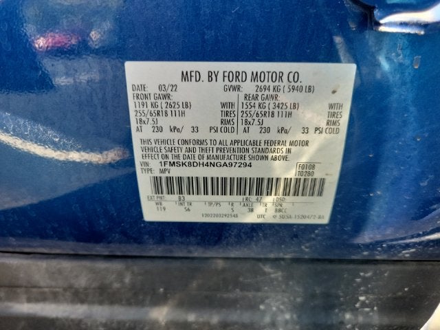 2022 Ford Explorer XLT