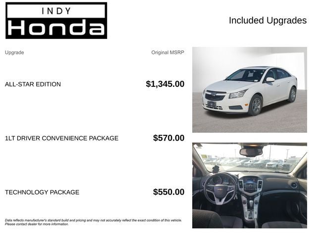 2014 Chevrolet Cruze 1LT