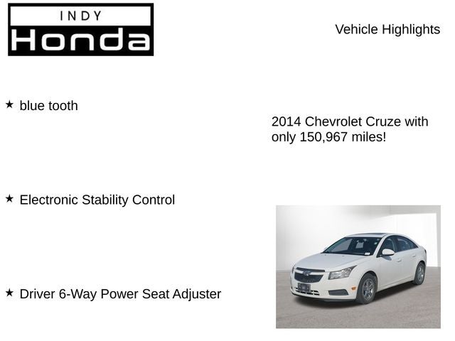 2014 Chevrolet Cruze 1LT