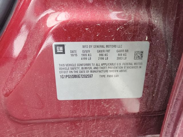 2016 Chevrolet Cruze Limited LTZ