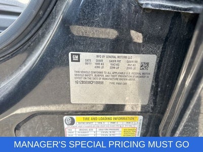 2012 Chevrolet Malibu LS 1LS