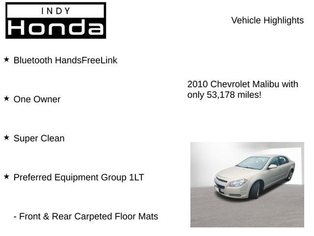 2010 Chevrolet Malibu LT 1LT