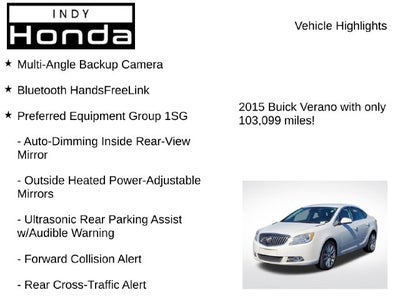 2015 Buick Verano Convenience Group
