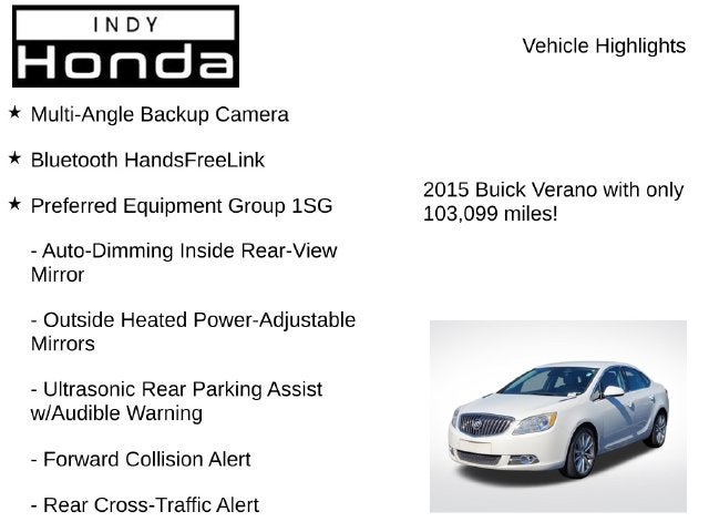 2015 Buick Verano Convenience Group