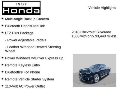 2018 Chevrolet Silverado 1500 LTZ 2LZ