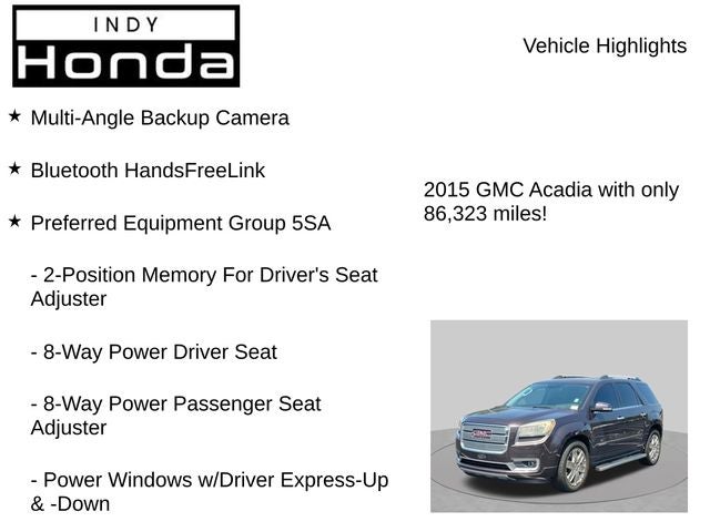 2015 GMC Acadia Denali