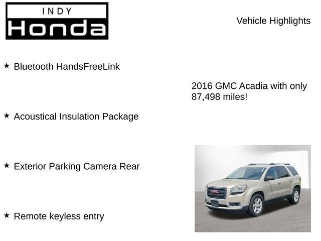 2016 GMC Acadia SLE-1