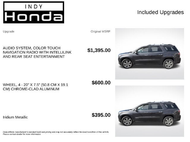 2016 GMC Acadia Denali