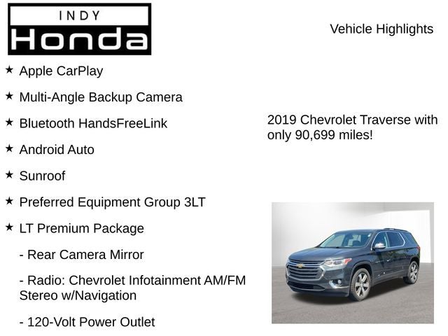 2019 Chevrolet Traverse 3LT