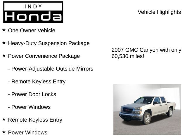 2007 GMC Canyon SLE2