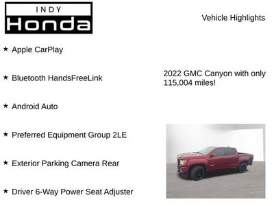 2022 GMC Canyon Elevation