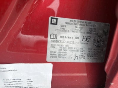 2016 GMC Canyon SLE1