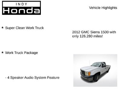 2012 GMC Sierra 1500 Work Truck