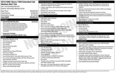 2016 GMC Sierra 1500 Base